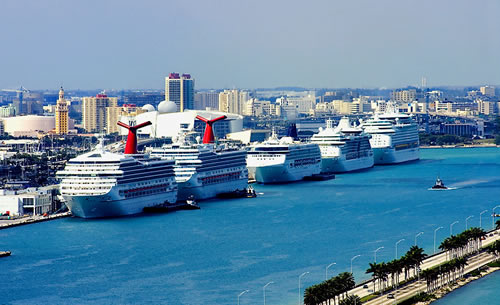 Port of Miami Cruise Parking Lots